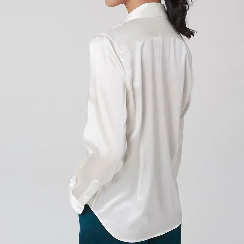 Long Sleeve Mulberry Silk Shirt