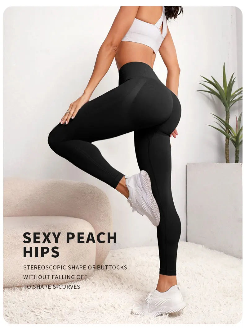 Seamless High Waist Push Up Leggings