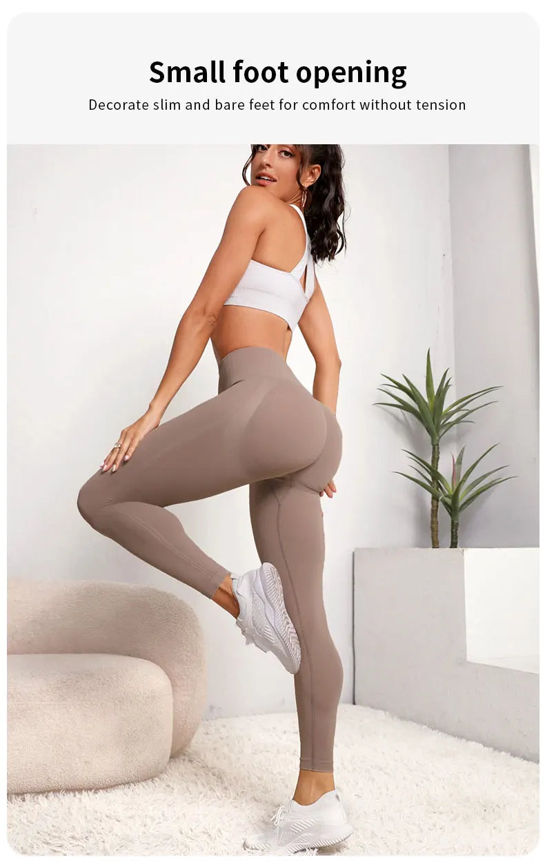 Seamless High Waist Push Up Leggings